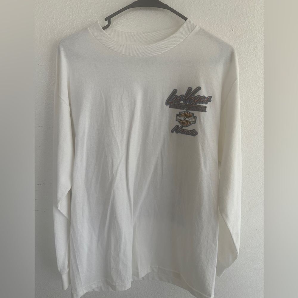 Mens Bravado Harley Davidson Las Vegas Long Sleeve Shirt Medium
